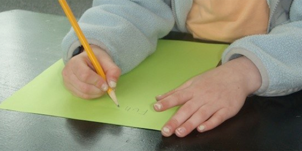 Como as crianças aprendem a escrever